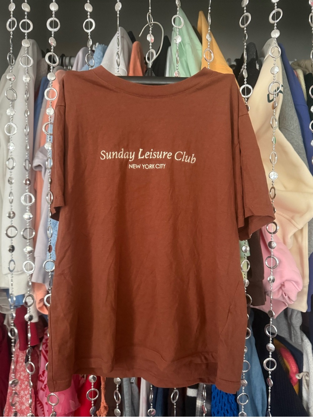 Cotton On Rust Orange/ Brown T-Shirt